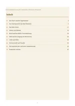 Inhaltsverzeichnis und erstes Kapitel